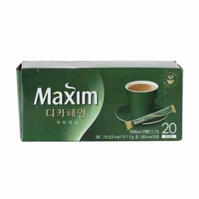 dongsuh maxim decaffeinated coffee mix 20t 1