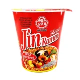 jin ramen spicy instant noodle cup 65 gr