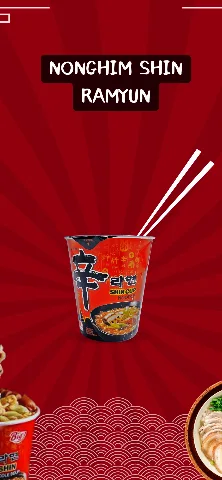 Red Yellow Illustration Modern Food Ramen Promotion Flyerdd 副本