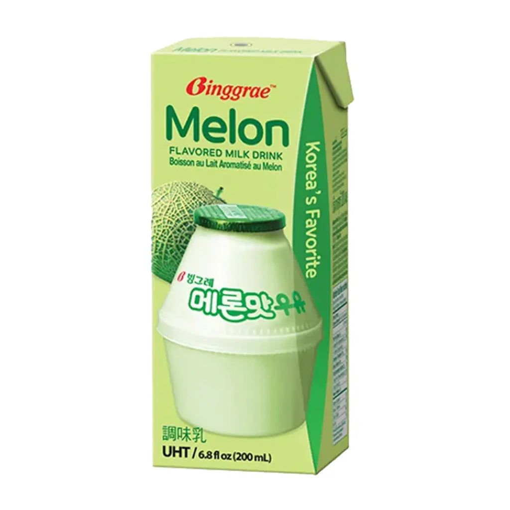 Binggrae Melon Flavored Milk Drink 200ml 3 Binggrae Melon Flavored Milk Drink 200ml